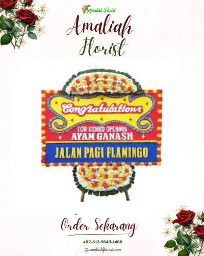 Bunga Papan Congratulation di Rabadompu Barat